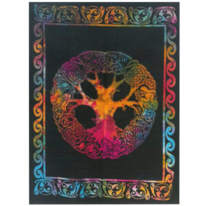 Cotton Wall Art - Tree with Adam & Eve  (CWA-09)