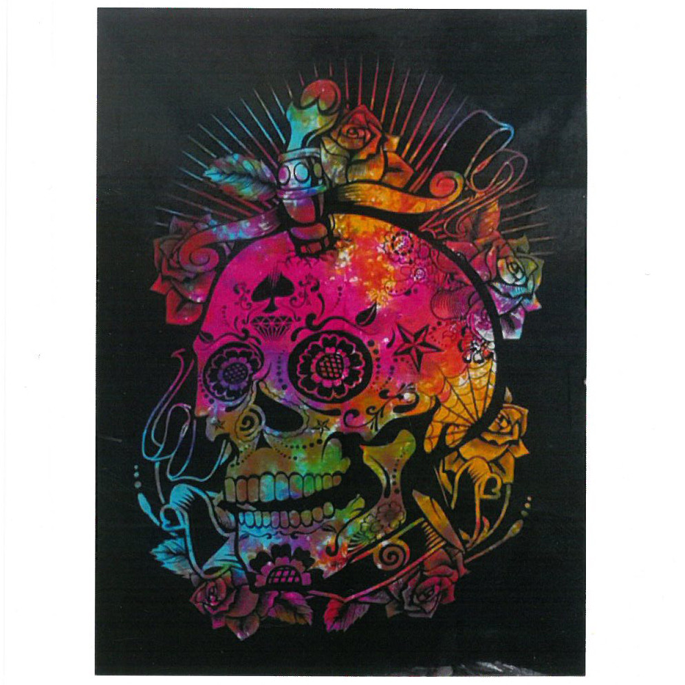 Cotton Wall Art - Day of the Dead Skull  (CWA-10)