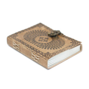 Leather Blue Mandala Notebook (18x13 cm)  (LBN-04)