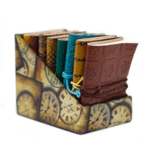 Mini Assorted Leather Notebook (10x7.5 cm) - 1 piece (LBN-10)