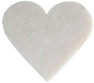 Heart Guest Soaps - Coconut  (AWGSoap-04)