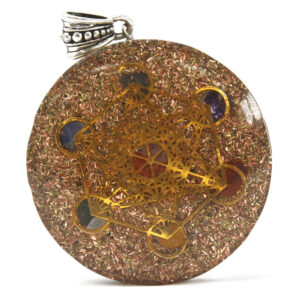 Orgonite Power Pendant - Multi Power Chakra - Lrg (OPP-10)