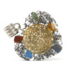 Orgonite Power Pendant - 7 Stone Chakra Heart  (OPP-11)