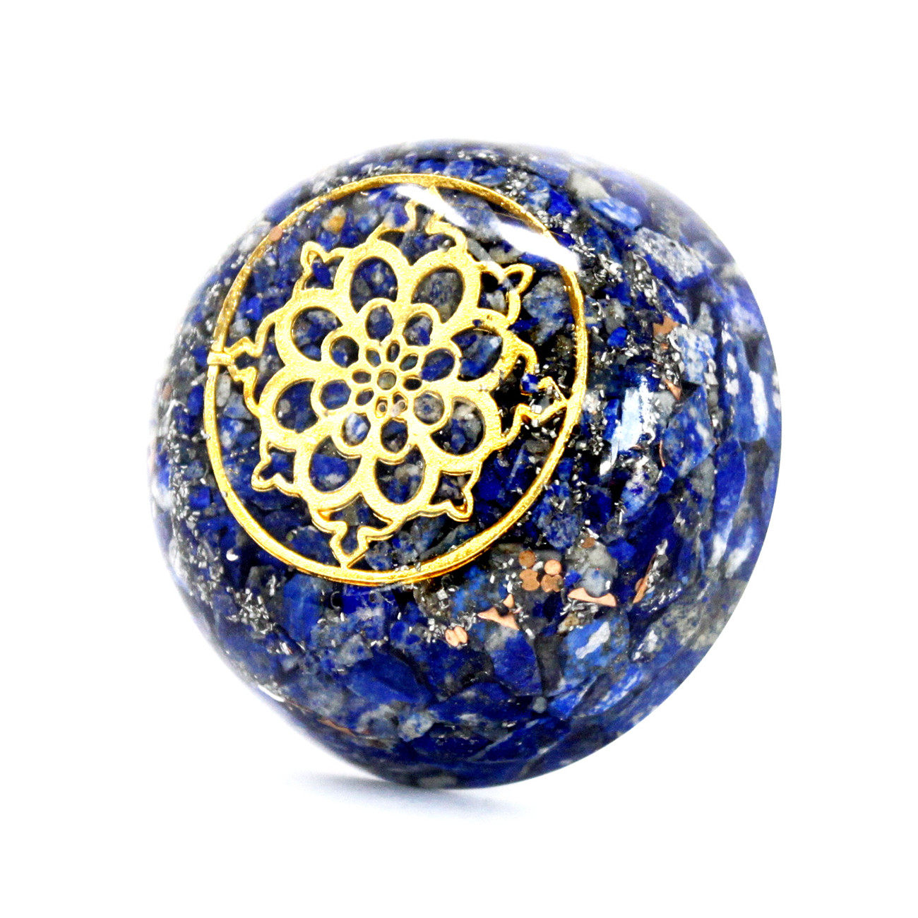 Orgonite Desk Power Packs - Lapis Dome  (ODesk-08)