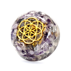 Orgonite Desk Power Packs - Amethyst Dome (ODesk-07)