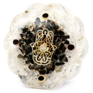 Orgonite Desk Power Packs - Hamsa with Sellonite - Med (ODesk-05)