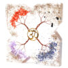 Orgonite Desk Power Packs - 4 Tree Copper Attractor - Lrg  (ODesk-04)