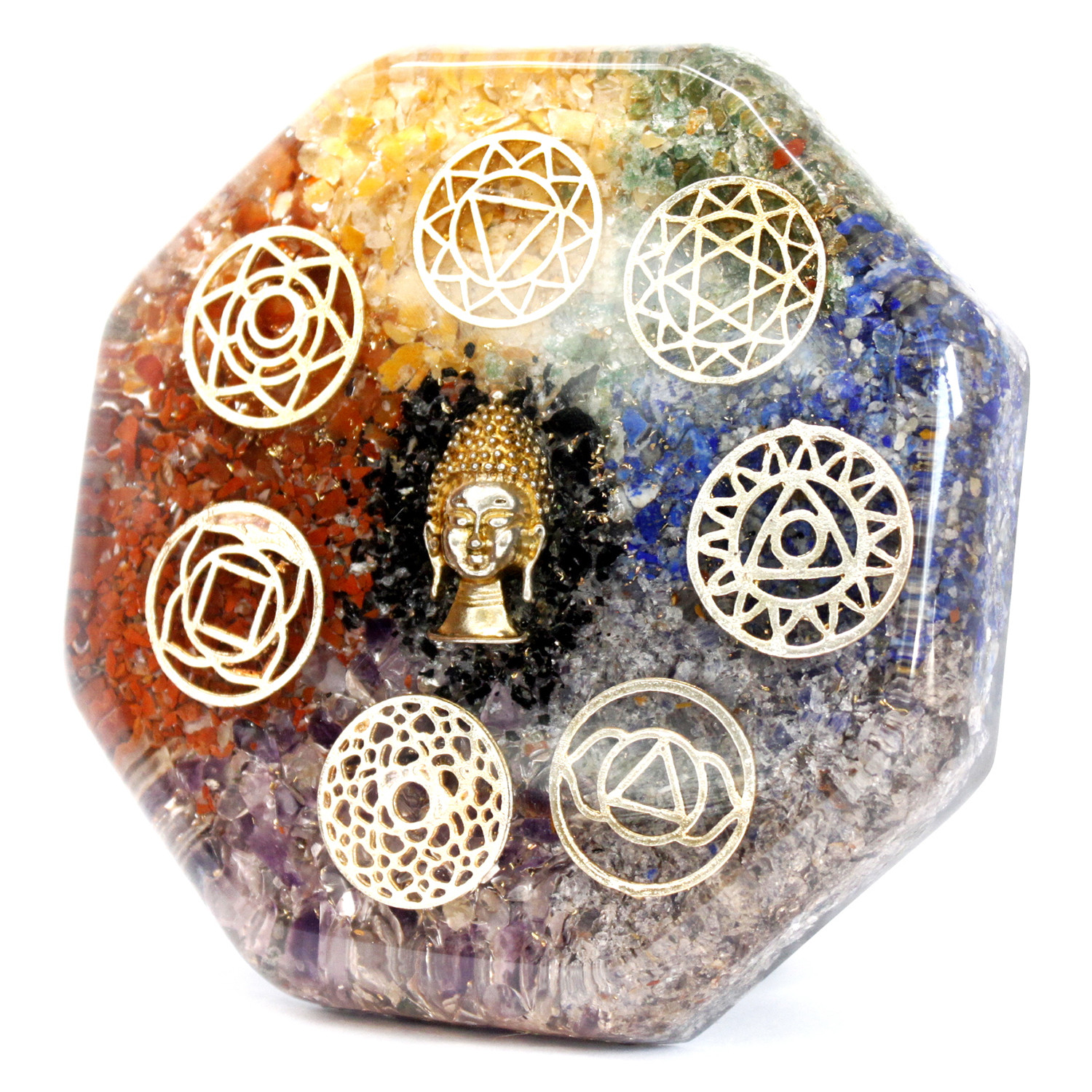 Orgonite Desk Power Packs - Buddha Chakra - Lrg  (ODesk-02)