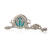 Aromatherapy Jewellery Chain Bracelet - Angel Wings - 20mm  (AromaJ-20)