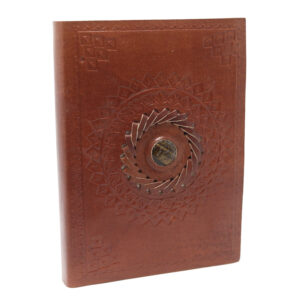 Leather Tigereye Notebook 17x12 cm  (LBN-13)