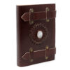 Leather Moonstone with Belts Notebook 15x10 cm  (LBN-16)
