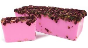 Rose & Rose Petals - Soap Loaf  (HCS-13L)
