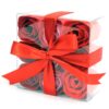 Set of 9 Soap Flowers - Red Roses  (LSF-07)