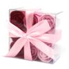 Set of 9 Soap Flowers - Pink  Roses  (LSF-08)