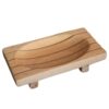 Classic Mahogany Soap Dish - Grid Drainer  (MSD-04)