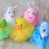 Cotton Animal Scrunchies 5 asst (display tube) - 27gm  (SCRDT-05)