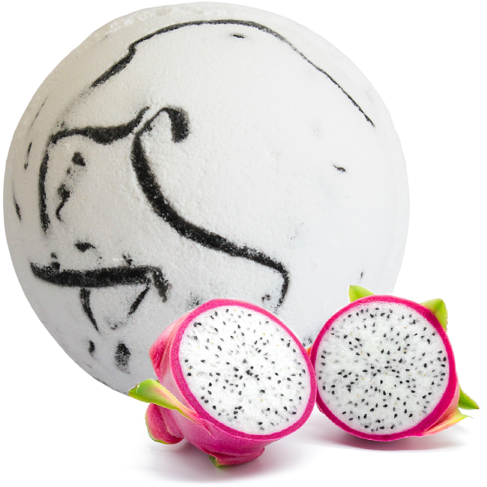 Tropical Paradise Coco Bath Bombs - Dragon Fruit (TPCB-02DS)