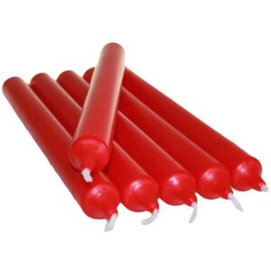 Red Dinner Candles Bulk (100)  (DCBulk-01)