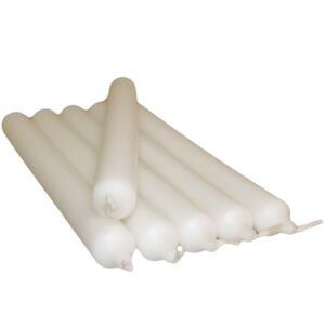 White Dinner Candles Bulk (100)  (DCBulk-11)