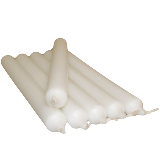 White Dinner Candles Bulk (100)  (DCBulk-11)