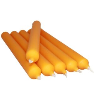 Bright Orange Dinner Candles Bulk (100)  (DCBulk-13)