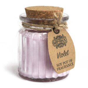 Violet Soy Pot of Fragrance Candles  (SoyP-04)