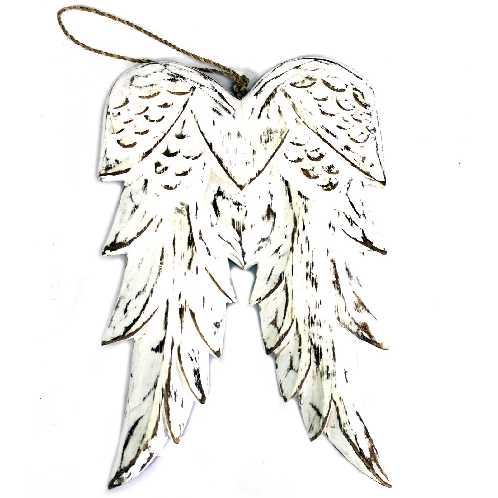 Hand Crafted Double Angel Wing - 31cm  (AWL-03)