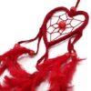 Bali Dreamcatcher - Small Heart - Black/White/Red  (BDC-01)