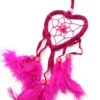 Bali Dreamcatcher - Small Heart - Turq/Pink/Purp  (BDC-02)