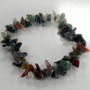 Chipstone Bracelet - Moss Agate (AWCB-02DS)