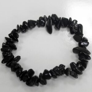 Chipstone Bracelet - Black Agate  (AWCB-04DS)