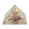 Med Orgonite Pyramid 55mm Gemchips and Copper  (ORGN-02)