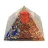 Lrg Orgonite Pyramid 70mm - Ganesh  (ORGN-04)