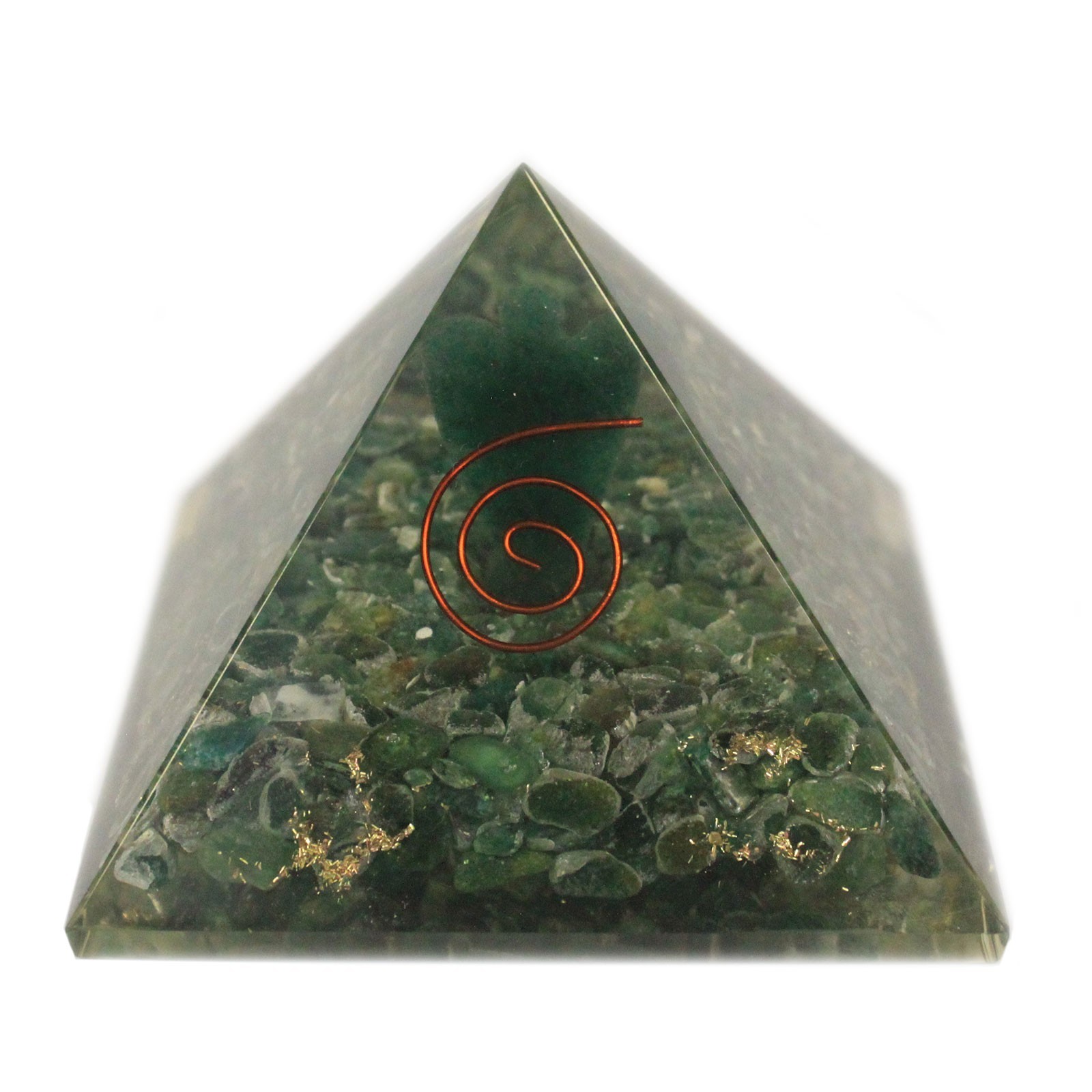 Lrg Orgonite Pyramid 70mm - Angel  (ORGN-05)