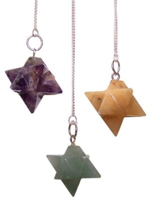 Merkaba (star) Pendulum - (asst)  (SpecMP-04)