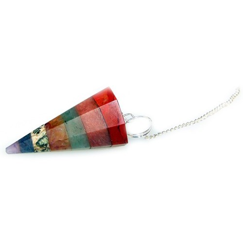 Chakra Style 7 Slice Pendulum  (SpecMP-25)