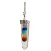 Crystal - 7 Chakra Bounded Thin Point Flat Pendants  (SpecMP-45)