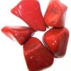 Pack of 24 L Tumble Stone - Jasper - Red  (TBm-05)