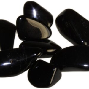 Pack of 24 L Tumble Stones - Black Tourmaline  (TBm-43)