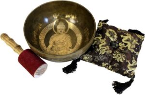 Brass Golden Buddha - Special S'Bowl Set  (Tib-74)