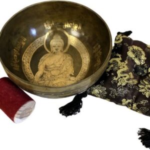 Brass Golden Buddha - Special S'Bowl Set  (Tib-74)