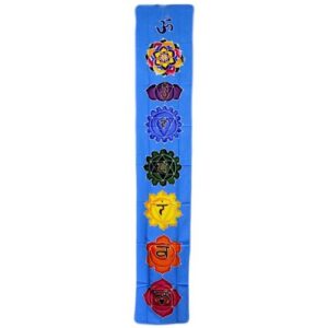 Chakra Drop Banner - Sky Blue 183x35cm (Bwax-12)