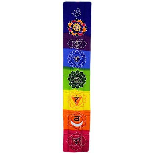 Chakra Drop Banner - Rainbow 183x35cm  (Bwax-13)
