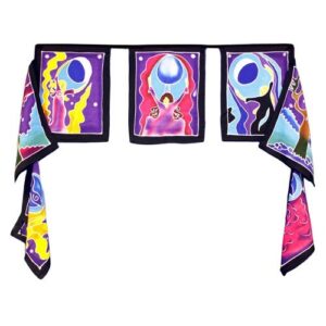 Seven Flags - Moon Goddess 7x(32x23cm) (Bwax-15)