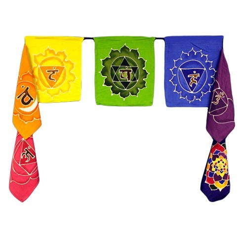 Seven Flags - Chakra 7x(32x23cm)  (Bwax-16)