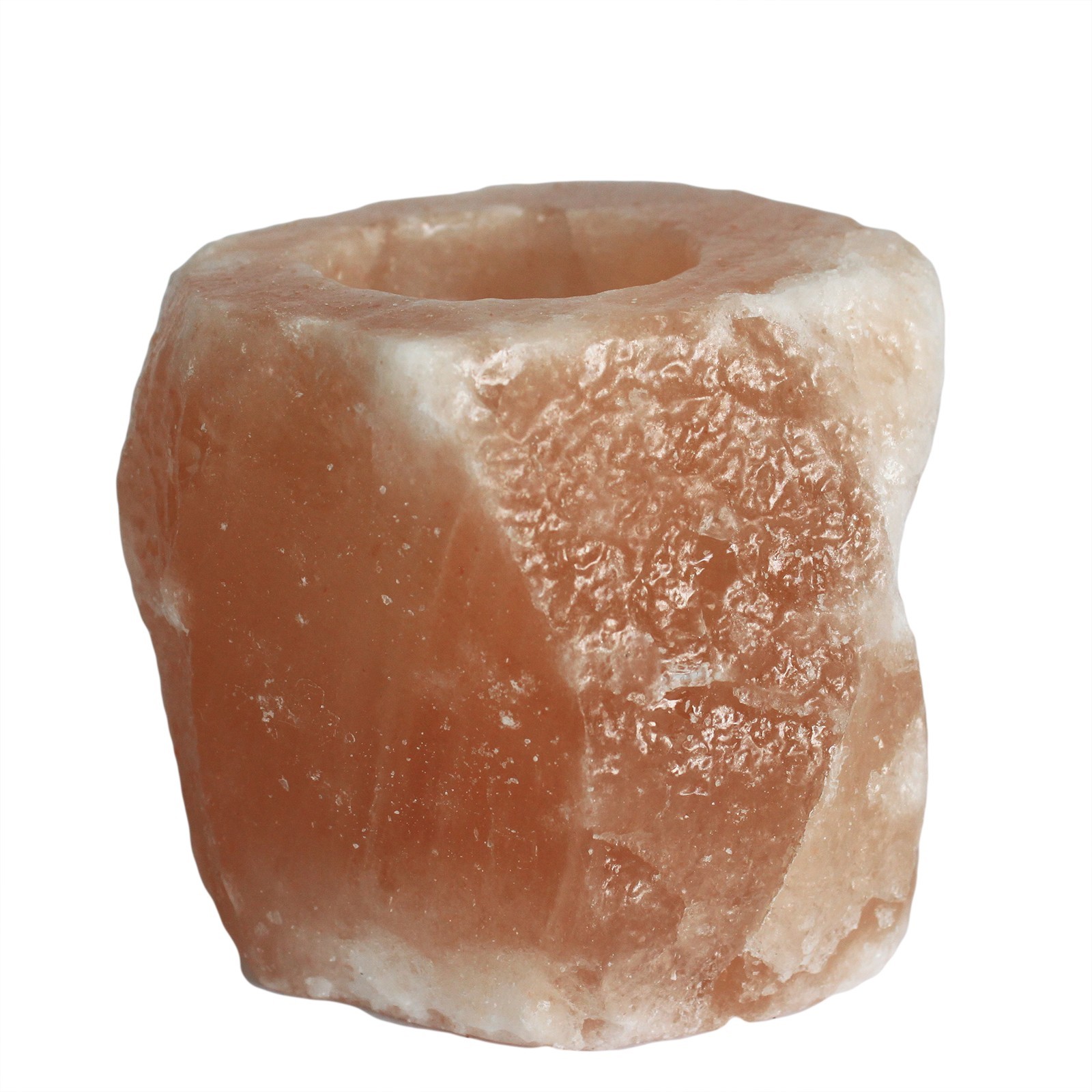 Quality Natural Salt Candle Holder  (QSalt-08)