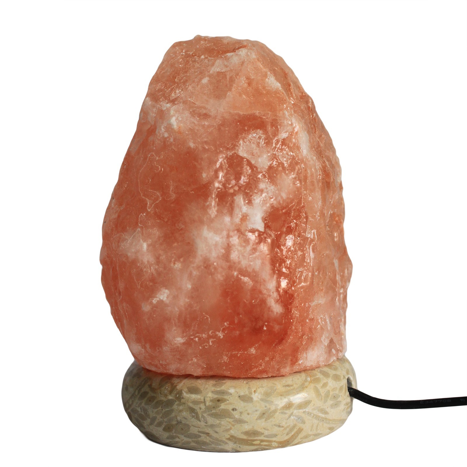 Quality USB Natural Salt Lamp - 11.5 cm (white light)  (QSalt-46)