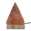 Quality USB Pyramid Salt Lamp - 9 cm (white light)  (QSalt-48)