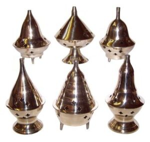 1x Brass Incense Burner Burner 4" (ISH-107)