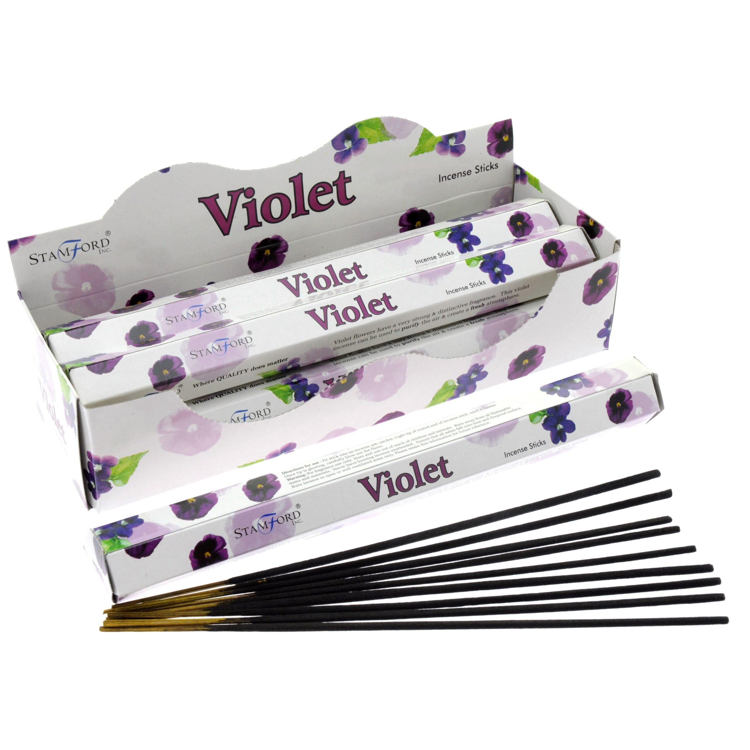 Violet  Premium Incense Sticks  (StamFP-37)